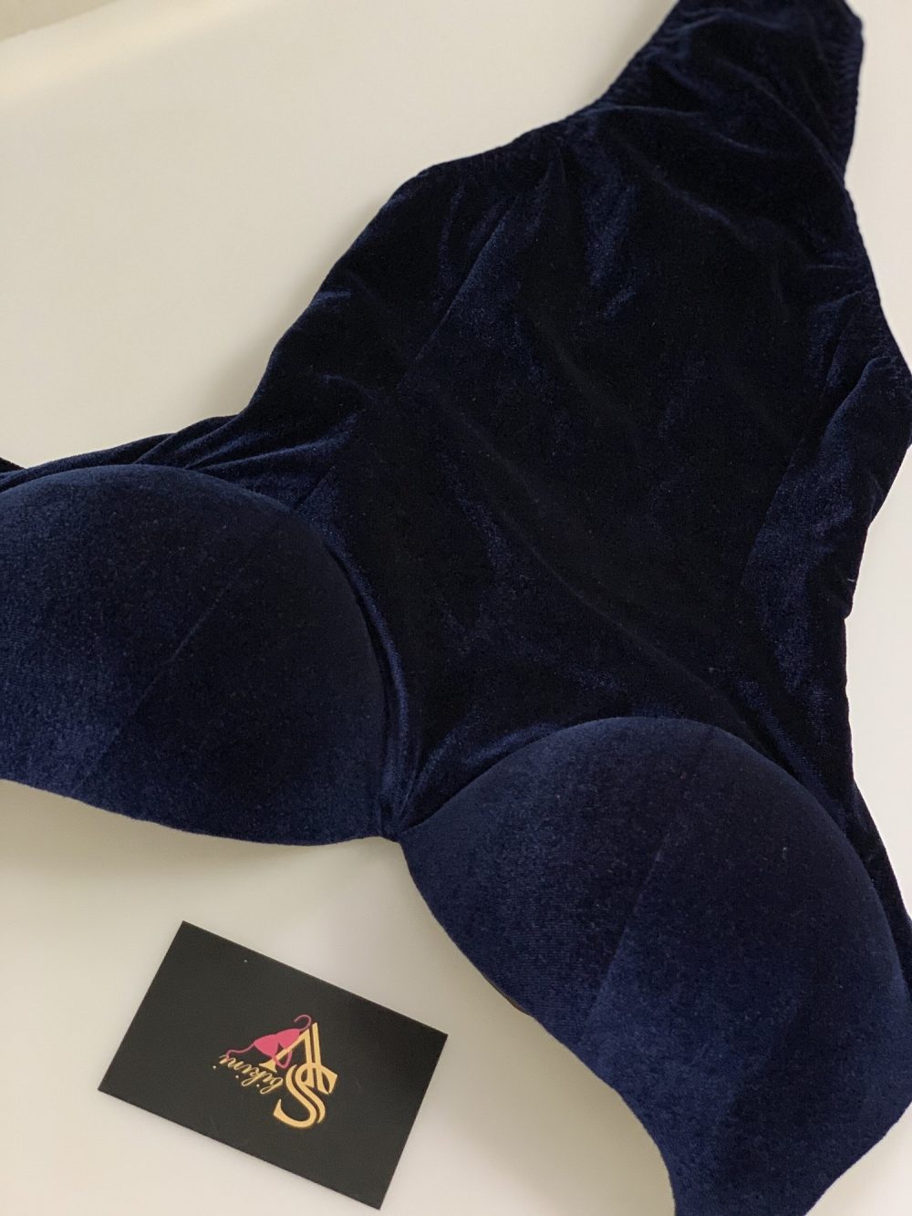 Dark Blue Velvet Base - Image 1